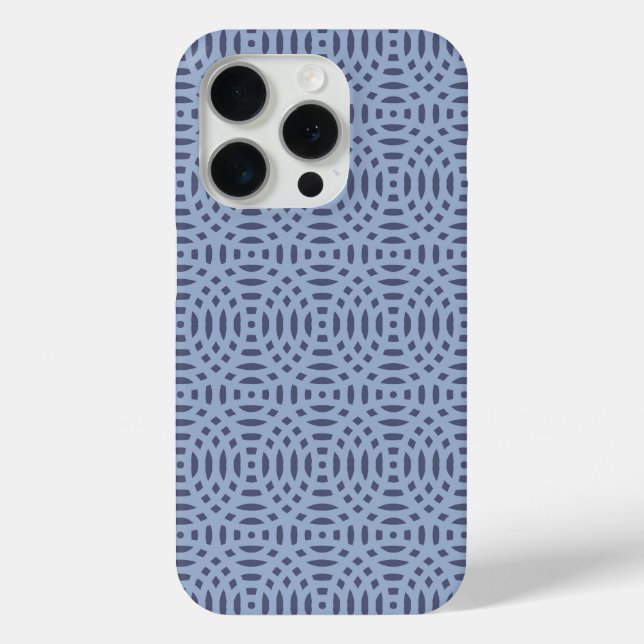 Coques Case-Mate iPhone formes circulaires motif sans couture (Verso)