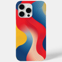 Formes d'agitant en jaune, bleu et rouge
