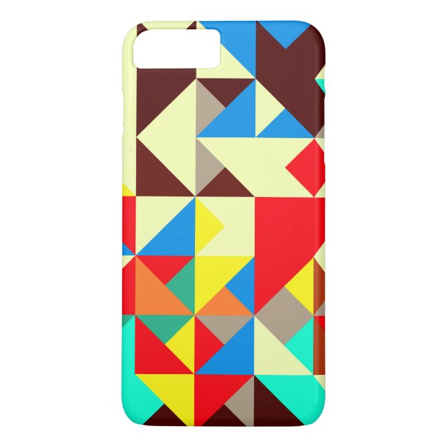 Coques Case-Mate iPhone Formes dans de rétros couleurs (Dos)
