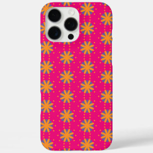 Coque iPhone 16 Pro Max formes de cercle floral coloré