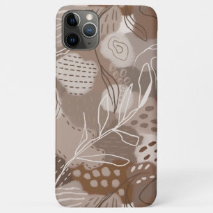 Case-Mate iPhone Case Formes de collage Brown au chocolat Abstrait