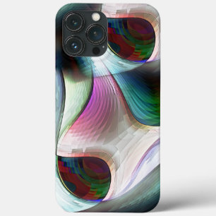 Case-Mate iPhone Case Formes de damier incurvées dans des couleurs presq