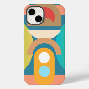 Coque Case-Mate iPhone Formes géométriques Abstraites minimalistes pâles