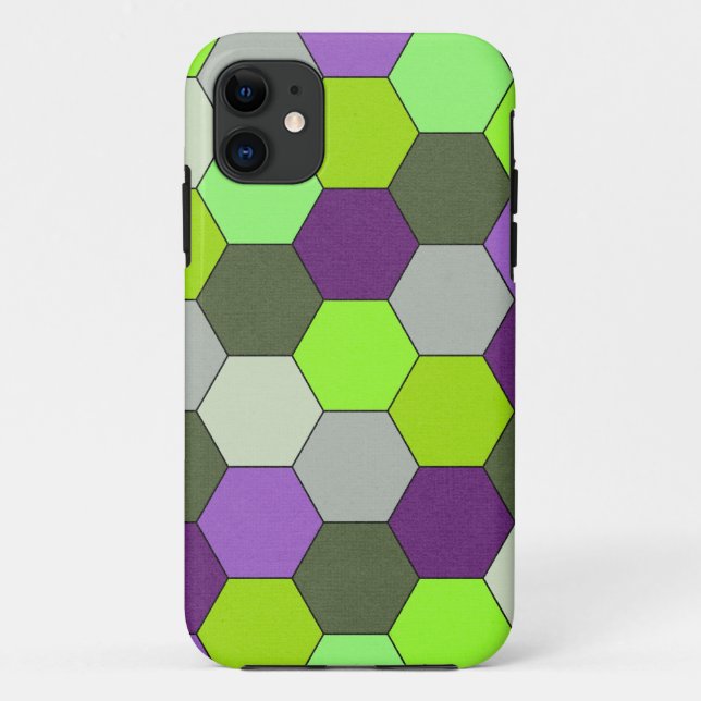 Coques Case-Mate iPhone Formes Hexagon (Dos)