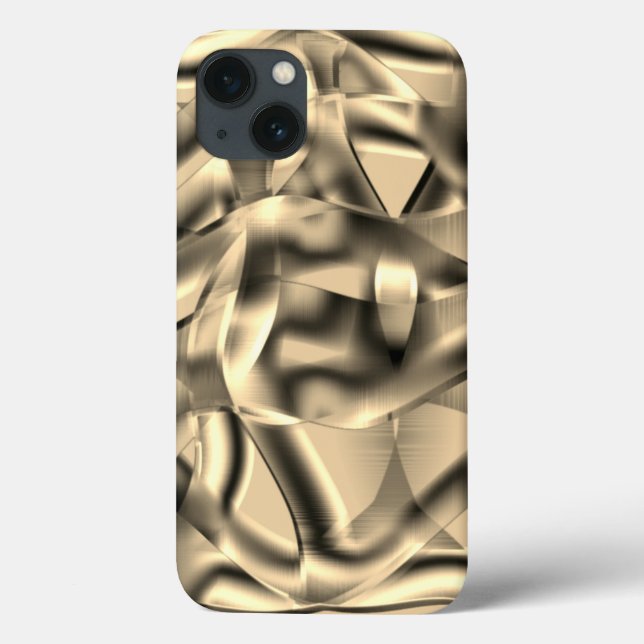 Coques Case-Mate iPhone Formes kaki ou beige courbées, aux tons lumineux (Verso)