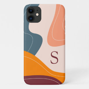 Case-Mate iPhone Case Formes organiques minimalistes Vagues Monogramme