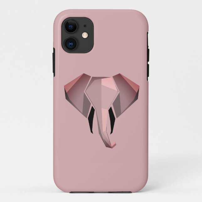 Coques Case-Mate iPhone Formes simples Géométrie Tête d'éléphant (Dos)