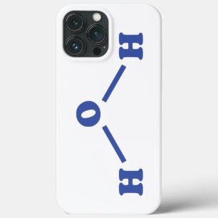 Case-Mate iPhone Case Formule chimique moléculaire de l'eau