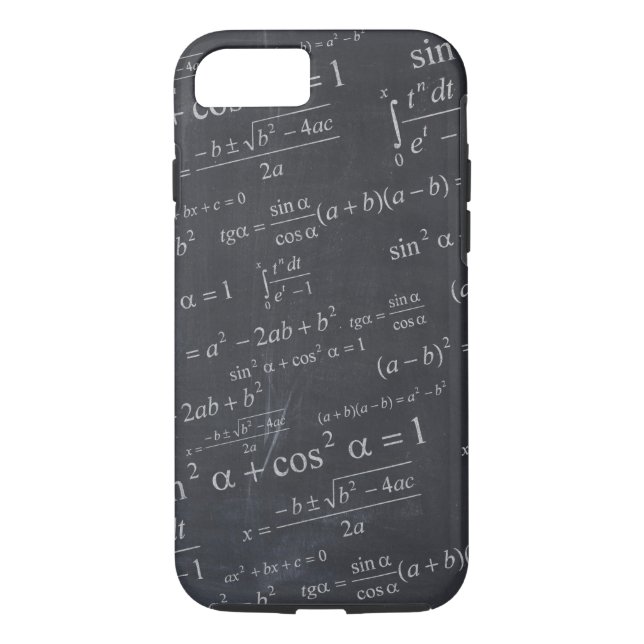 Coques Case-Mate iPhone Formules de mathématiques sur le tableau - drôle (Dos)