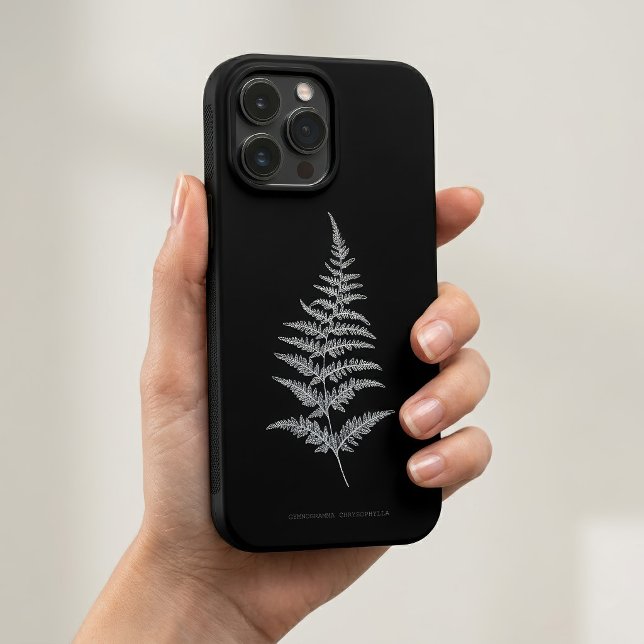 Coques Case-Mate iPhone Fougère dorée, Gymnogramma Chrysophylla (Golden Fern Frond, Gymnogramma Chrysophylla. iPhone Case)