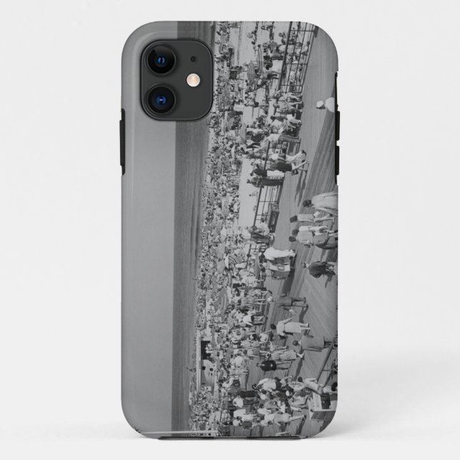 Coques Case-Mate iPhone Foule sur la plage (Dos)