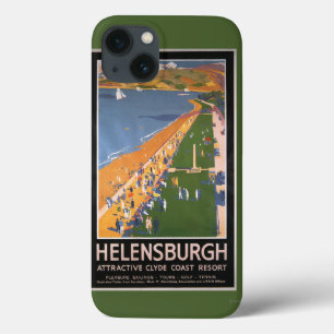 iPhone 13 Case Foules le long d'affiche de chemins de fer de
