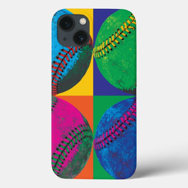 Coques Case-Mate iPhone Four Baseballs in Different Colors (Verso)