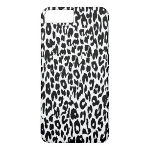 Coques Pour iPhone Fourrure Léopard Noir