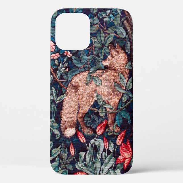 Coques Case-Mate iPhone Fox dans la forêt, William Morris (Verso)