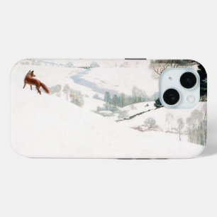 Coque Case-Mate iPhone Fox dans la neige, 1935 par Newell Convers Wyeth