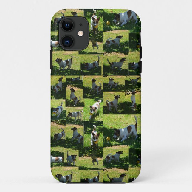 Coques Case-Mate iPhone Fox Terrier, La dure journée, (Dos)