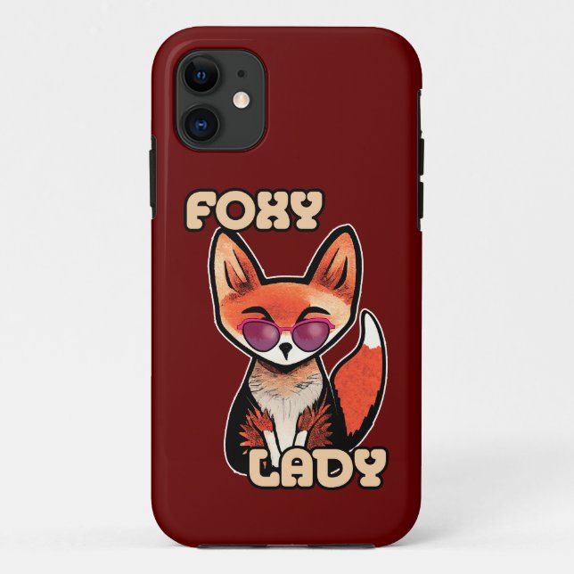 Coques Case-Mate iPhone Foxy Lady | Cute Fox (Dos)