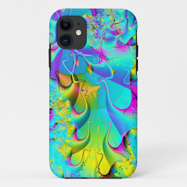 Coques Case-Mate iPhone Fractal cool (Dos)
