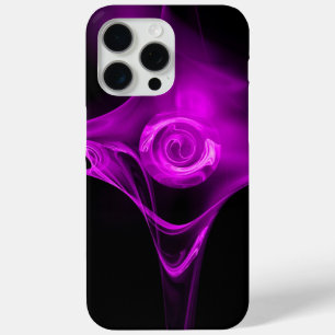 Coque Case-Mate iPhone FRACTAL ROSE, Violet violet noir