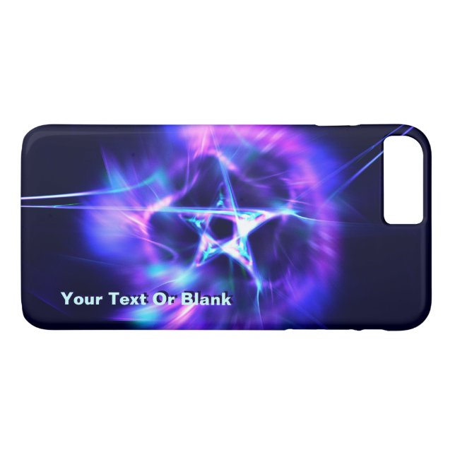 Coques Case-Mate iPhone Fractale de l'étoile brillante (Dos (Horizontal))