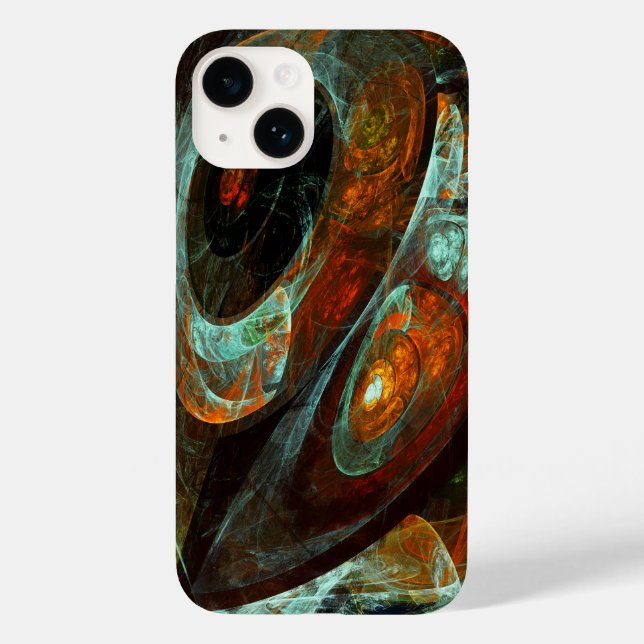 Coques Case-Mate iPhone Fractionner l'art Abstrait (Verso)