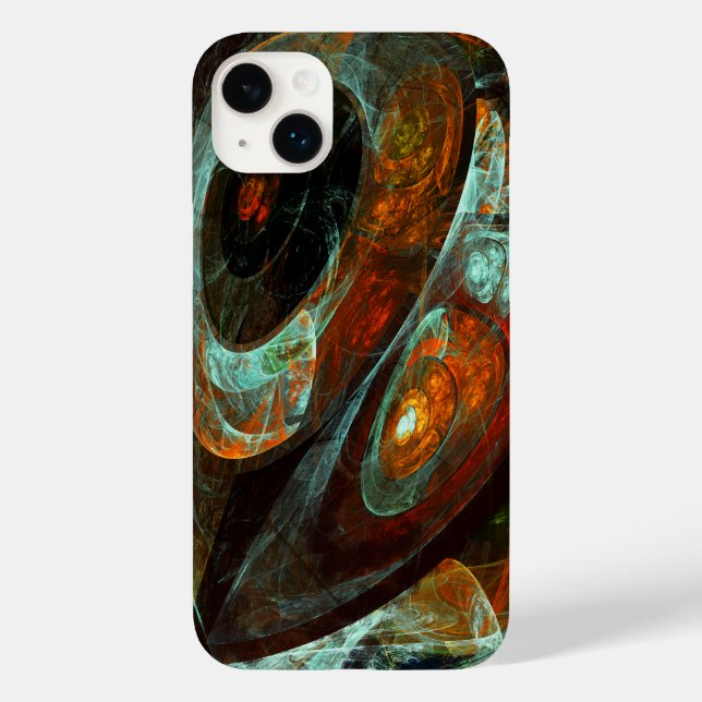 Coques Case-Mate iPhone Fractionner l'art Abstrait (Verso)