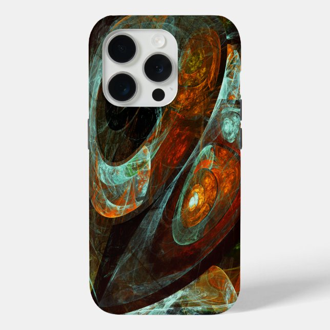 Coques Case-Mate iPhone Fractionner l'art Abstrait (Verso)