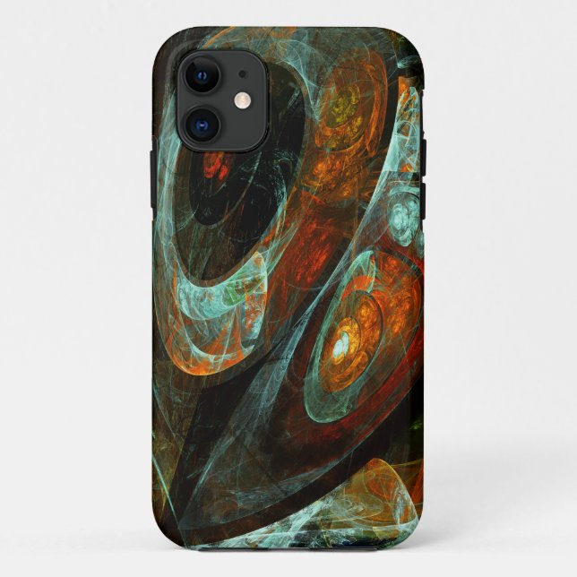Coques Case-Mate iPhone Fractionner l'art Abstrait (Dos)
