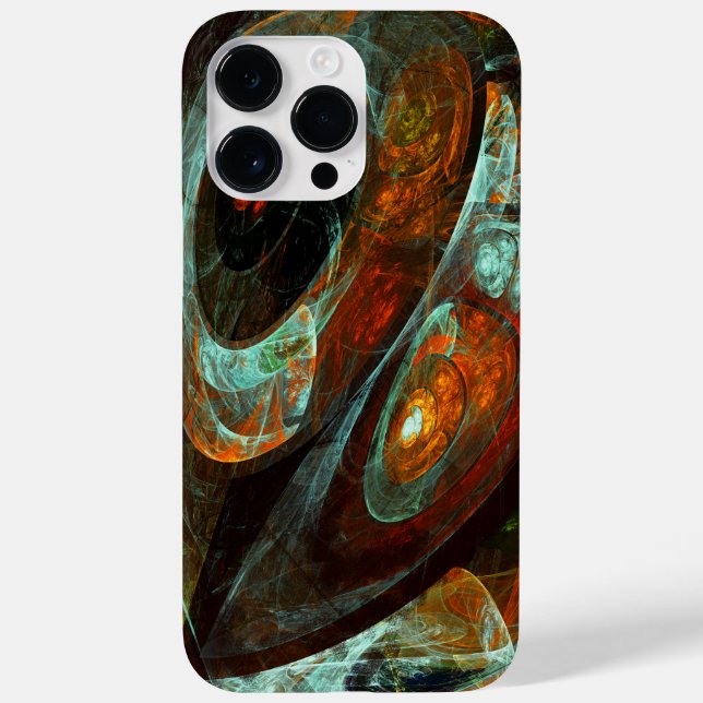 Coques Case-Mate iPhone Fractionner l'art Abstrait (Verso)