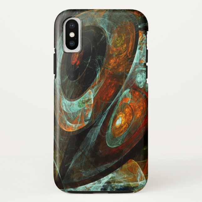 Coques Case-Mate iPhone Fractionner l'art Abstrait (Dos)