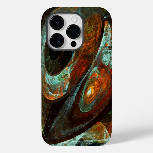 Coques Case-Mate iPhone Fractionner l'art Abstrait (Verso)