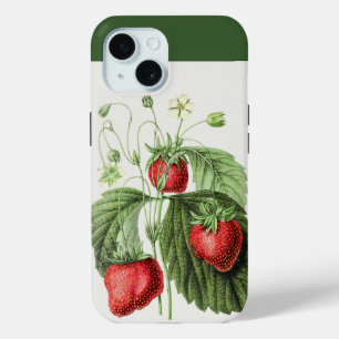 Coque Case-Mate iPhone fraise vintage