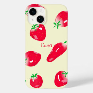 Coque Case-Mate iPhone Fraises rouges juteuses (beige)