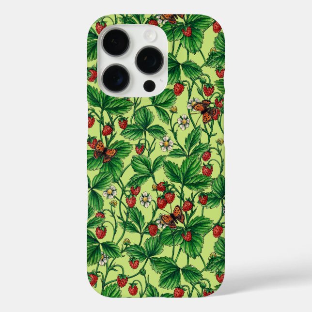 Coques Case-Mate iPhone Fraises sauvages sur miellerie (Verso)