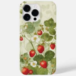 Coque Case-Mate iPhone Fraises sauvages Vibe d'été Aquarelle