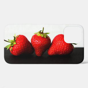 Case-Mate iPhone Case Fraises Sur Blanc Sur Noir Iphcnm
