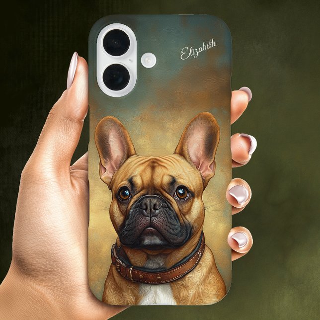 Coques Case-Mate iPhone Français Bulldog Personnalisé Foi Frenchie (French Bulldog Personalized Fawn Frenchie Case-Mate iPhone Case)