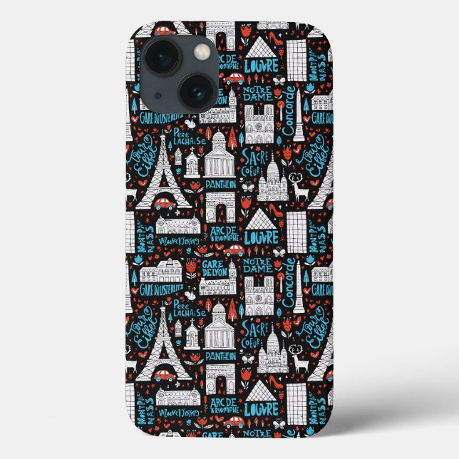 Coques Case-Mate iPhone France | Motif de symboles (Verso)