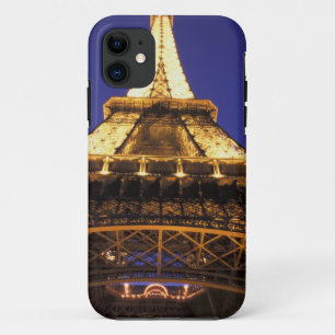 Coque iPhone 11 FRANCE, Paris Tour Eiffel, vue du soir
