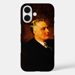 Coque Pour iPhone 16 Franklin D. Roosevelt, FDR Président de la dépress
