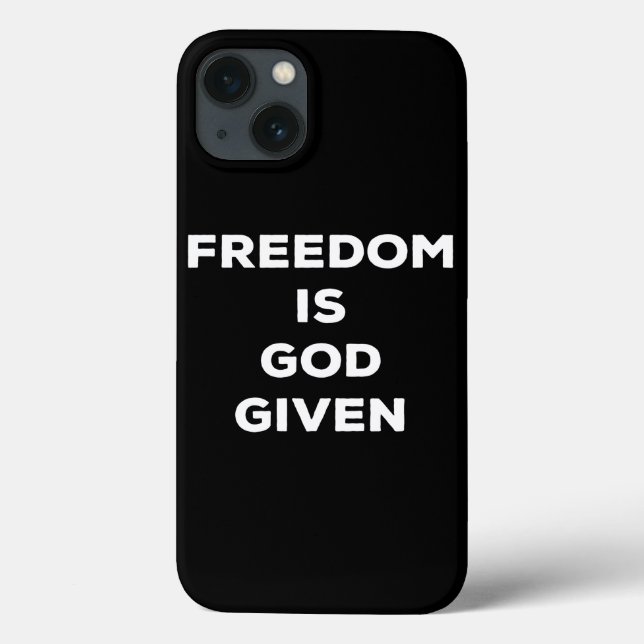 Coques Case-Mate iPhone Freedom Is God Given (Verso)