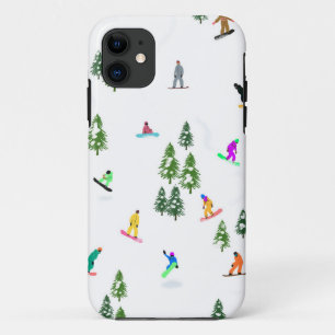 Case-Mate iPhone Case Freeride Snowboarder Illustration de snowboard