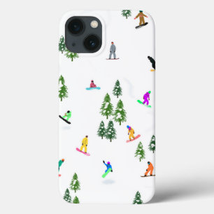 Case-Mate iPhone Case Freeride Snowboarder Illustration de snowboard