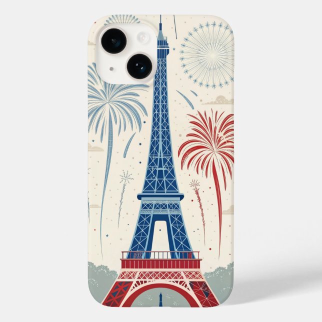 Coques Case-Mate iPhone French National Day. July 14 every year (Verso)