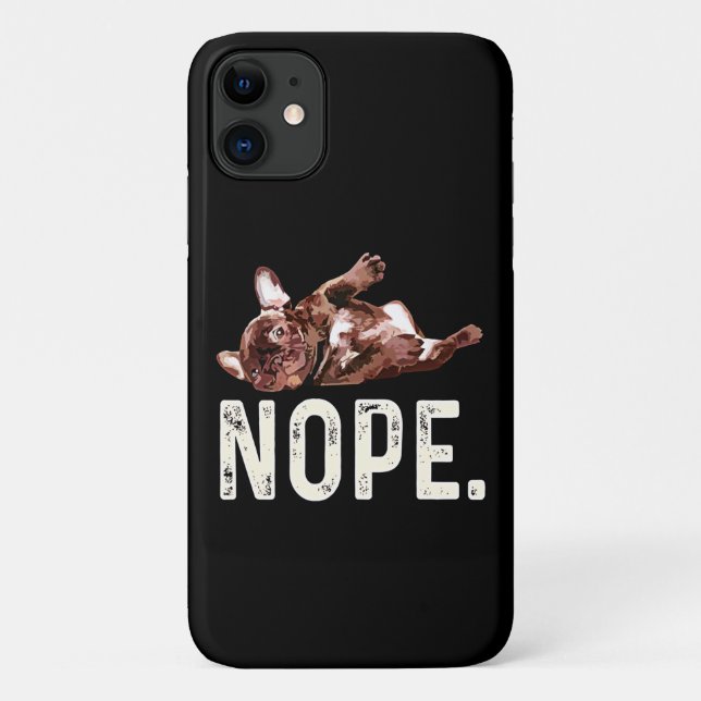 Coques Case-Mate iPhone Frenchie Gift | French Bulldog Nope. (Dos)