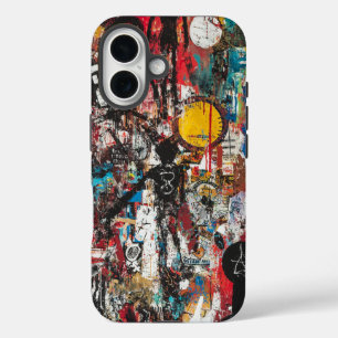 Coque Pour iPhone 16 Fréquence de graffiti