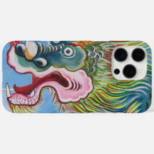 Coques iPhone 16 Pro Max Fresque chinoise Foo Dog / Lion Guardian