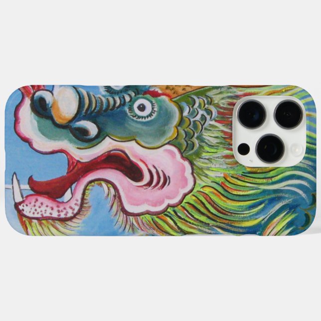Coques Case-Mate iPhone Fresque chinoise Foo Dog / Lion Guardian (Verso (horizontal))