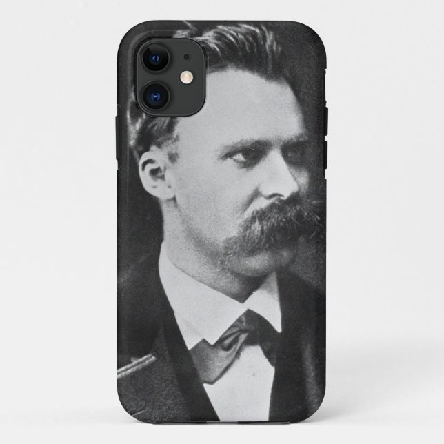Coques Case-Mate iPhone Friedrich Wilhelm Nietzsche (1844-1900) 1873 (b/w (Dos)